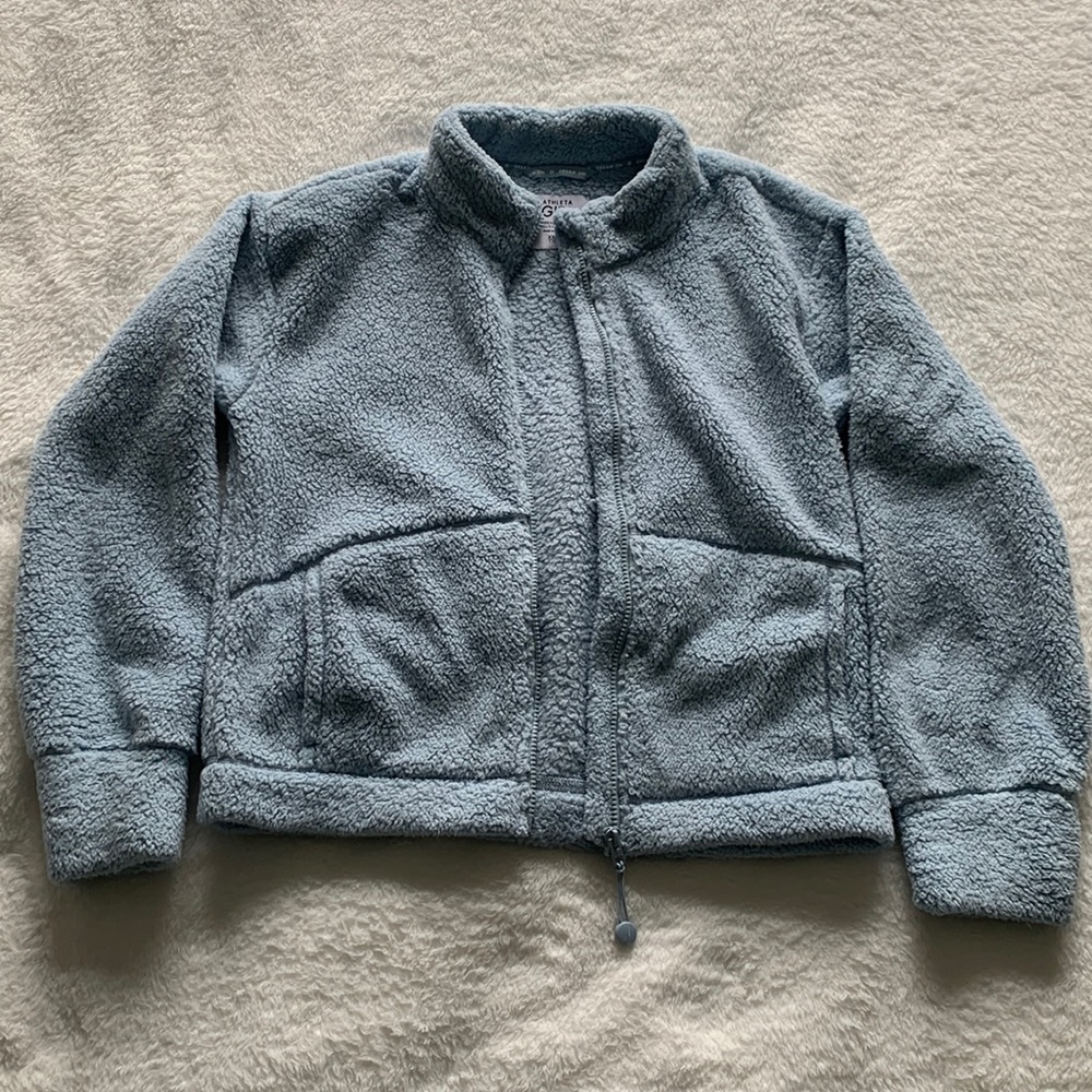 Athleta Girls Light Blue Fleece